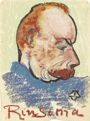 Theo van Doesburg Potrait of Evert Rinsema